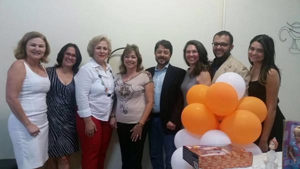 ABEn-DF na Semana Basileira de Enfermagem da ESCS - 11/05 - Diretora Daniela Martins e Diretor Suderlan Sabino